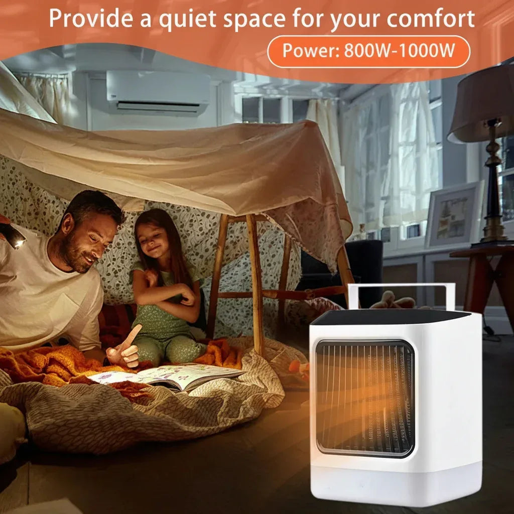2-in-1 Portable Space Heater & Cooler - Premium Climate Control