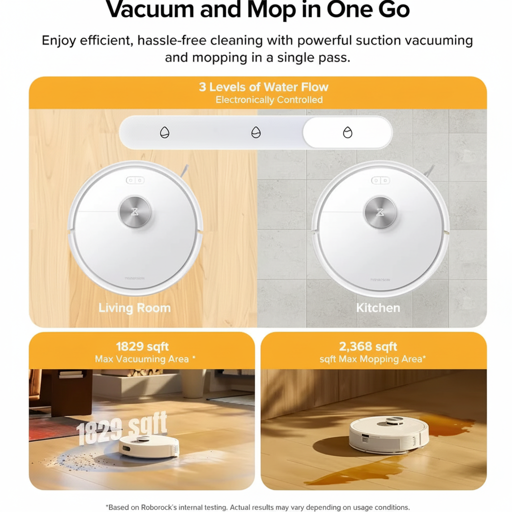 UltraClean X10 — Self‑Emptying Robot Vacuum & Mop with 10,000Pa Suction + LiDAR Precision