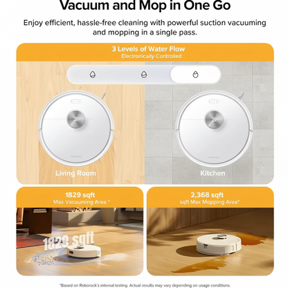 UltraClean X10 — Self‑Emptying Robot Vacuum & Mop with 10,000Pa Suction + LiDAR Precision