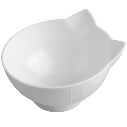 Pet Double Cat Bowl With Raised Stand.